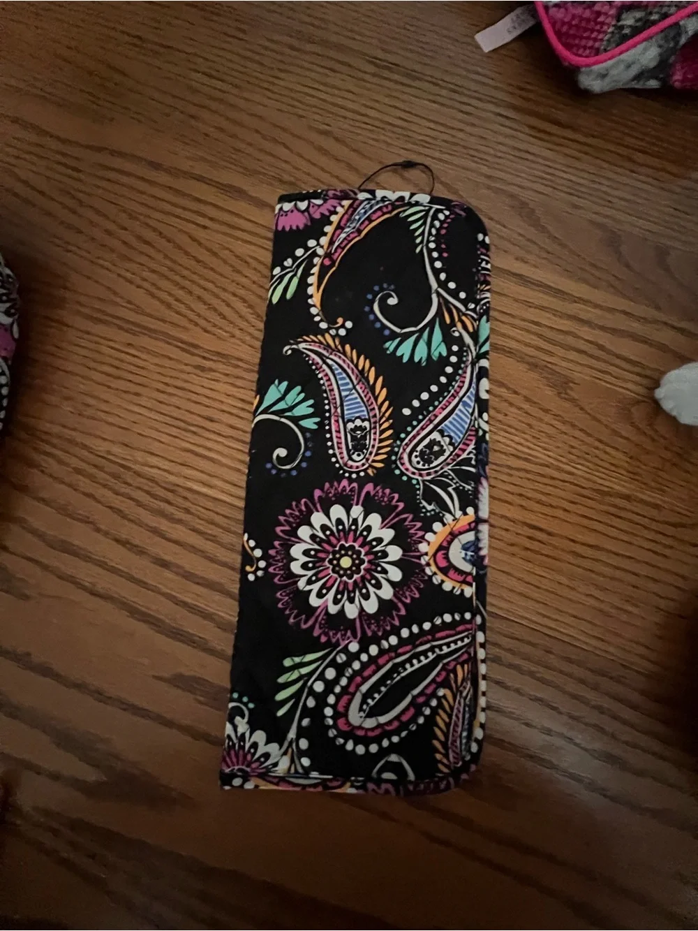 Vera Bradley Black Floral Paisley Cosmetic Bags!